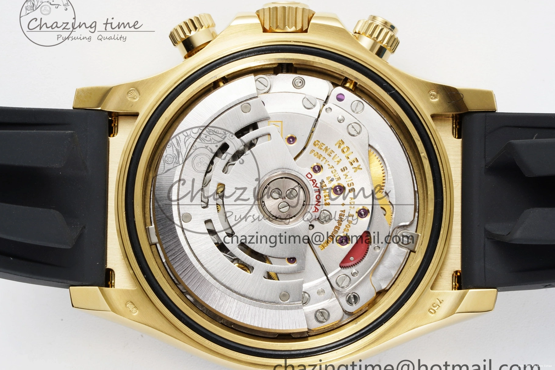 AAA Replica Watches Best 116518 V 2102 White Rubber Edition Arabic EasyMatch SA4130 Daytona Dial Clean 1:1 on Oysterflex Strap 0104